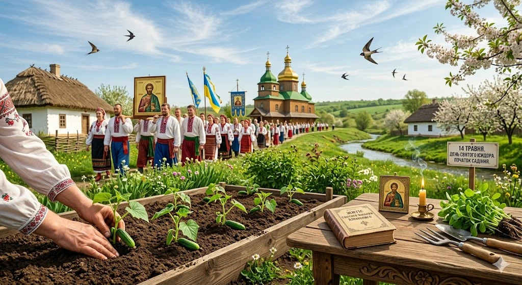 Посадка огірків та хресний хід