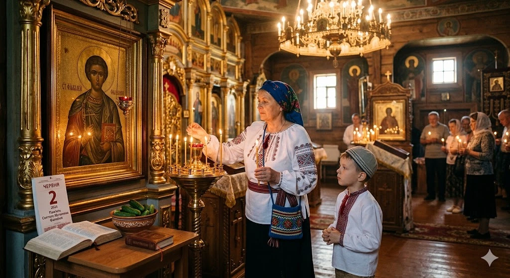 Церковь, икона, свечи, молитва
