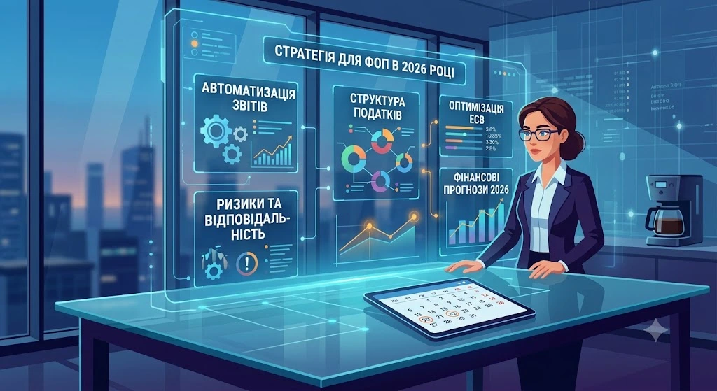 Бизнес-стратегия ФОП 2026: инфографика