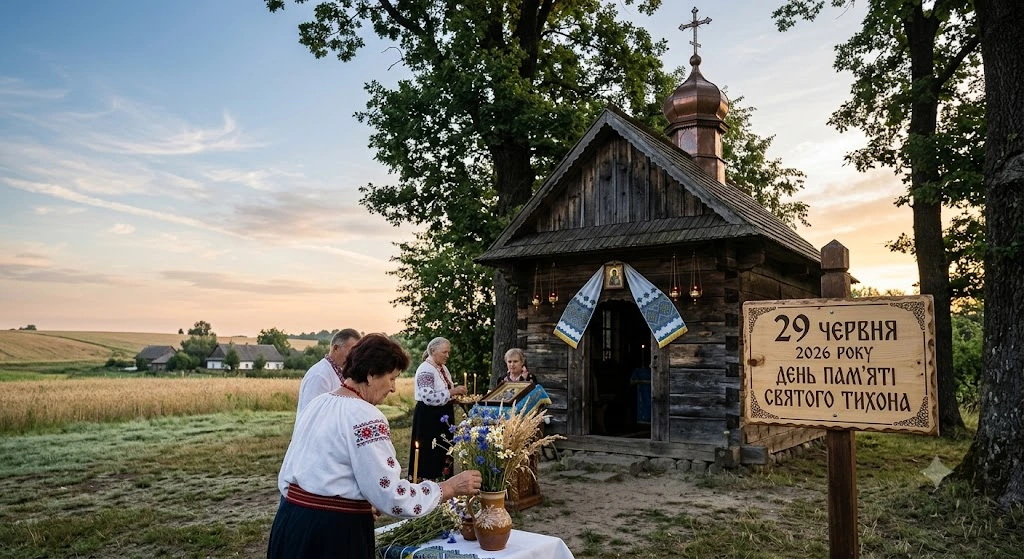 Богослужіння біля каплиці