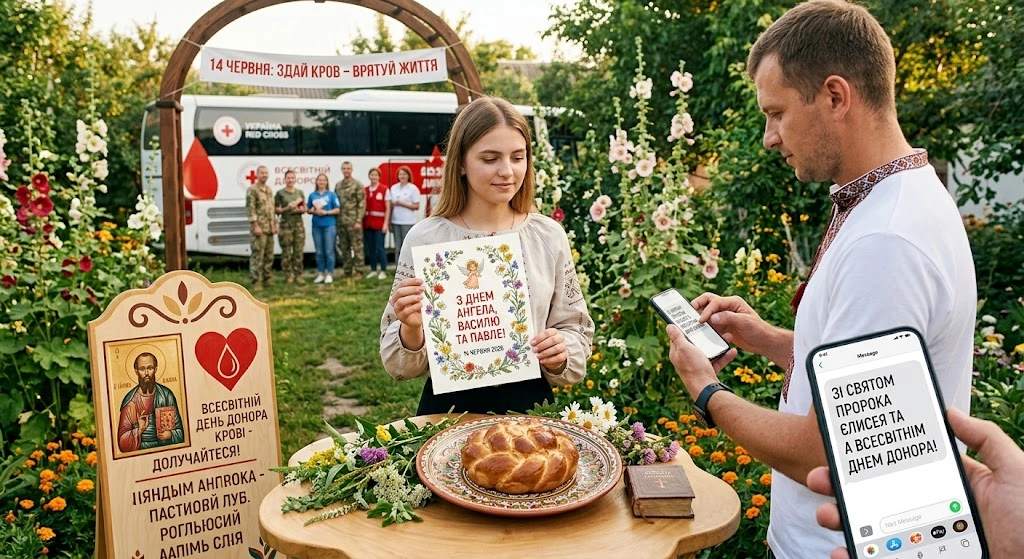 Именины и день донора