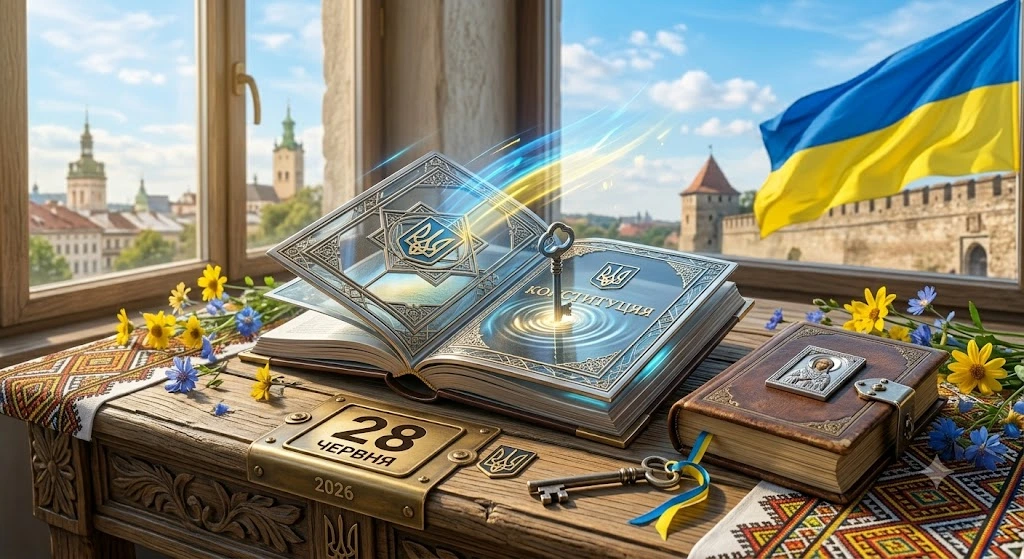 Книга Конституции, вид на замок
