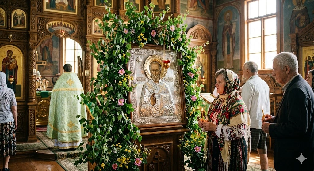 Молитва в православном храме
