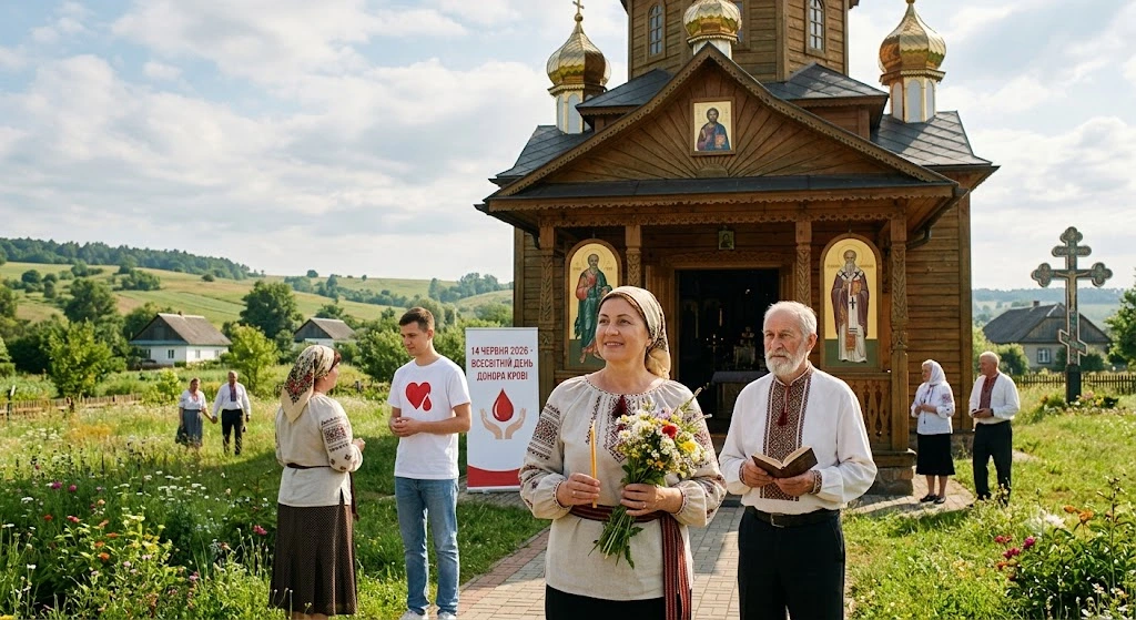 Празднование дня донора церкви