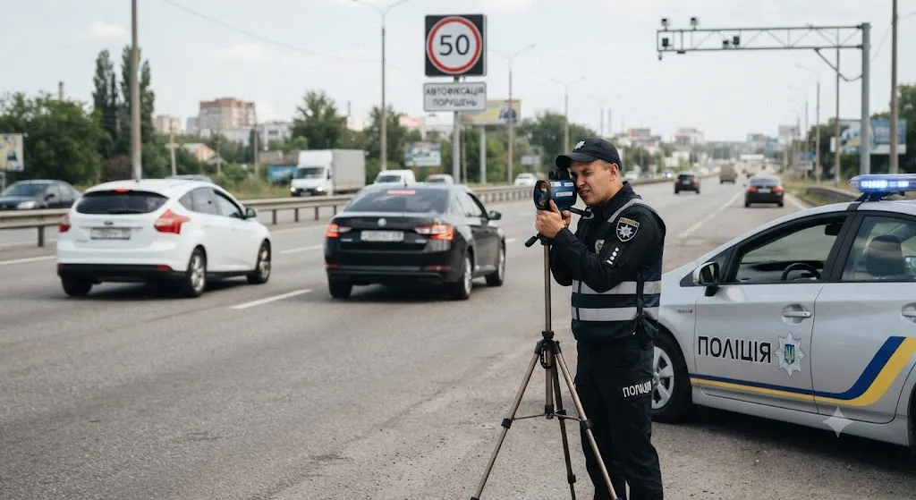 Поліцейський з радаром TruCam