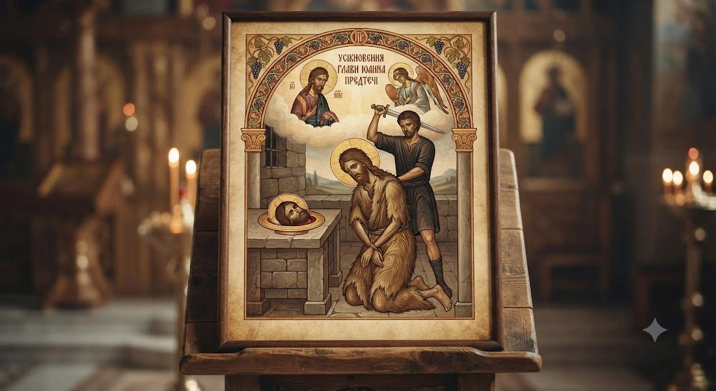 Икона Усекновения главы Иоанна