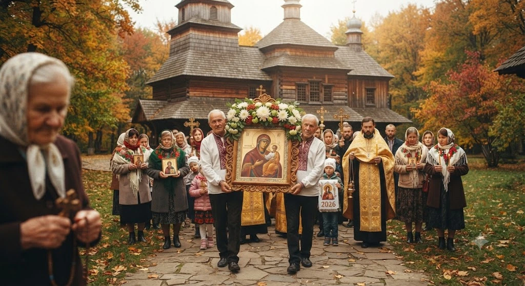 Крестный ход осенью