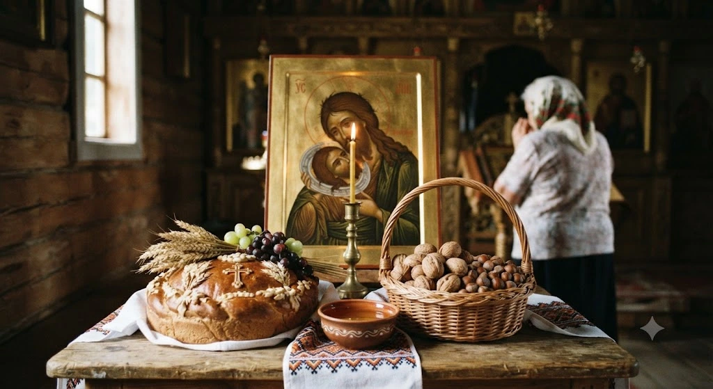 Освящение хлеба и орехов