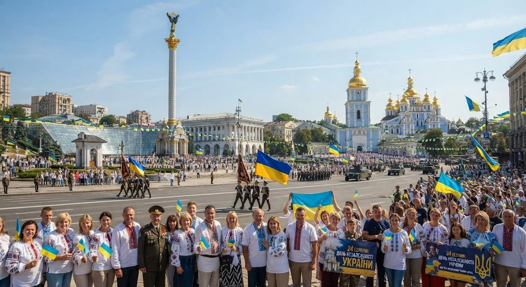 Парад ко Дню Независимости в Киеве
