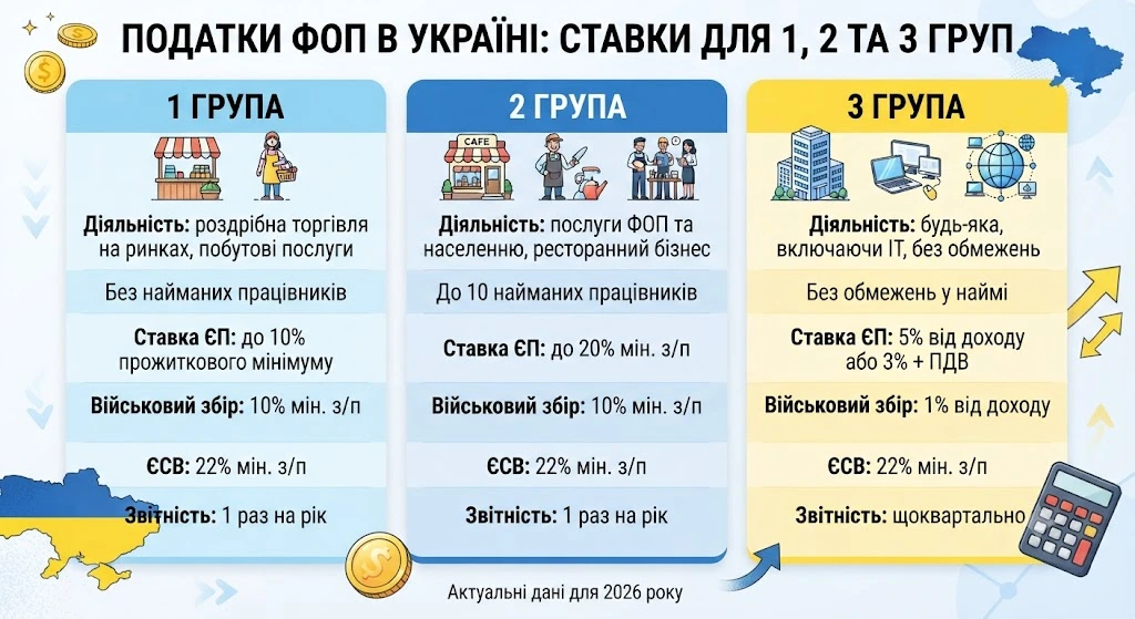 Податки ФОП в Україні
