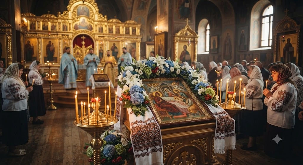 Праздничная литургия в храме