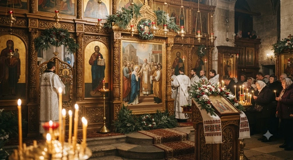 Праздничное богослужение в храме