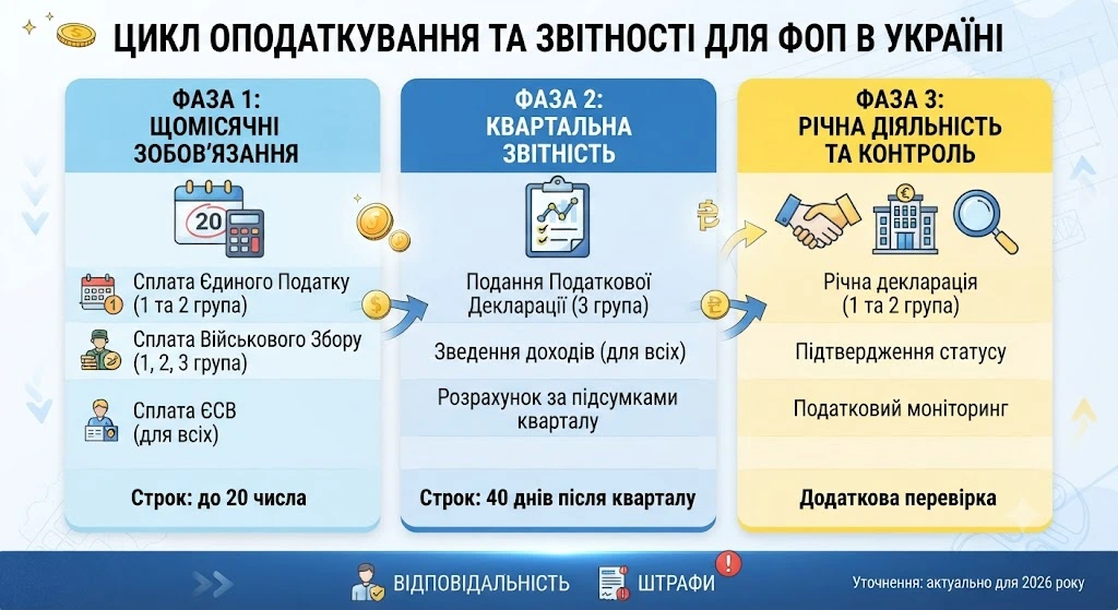 Цикл звітності ФОП