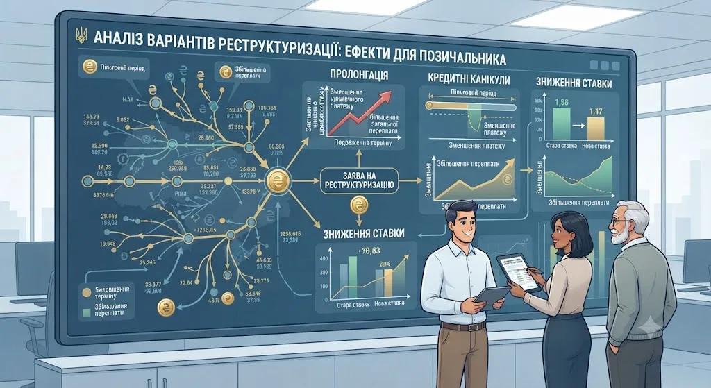 Анализ вариантов реструктуризации долга