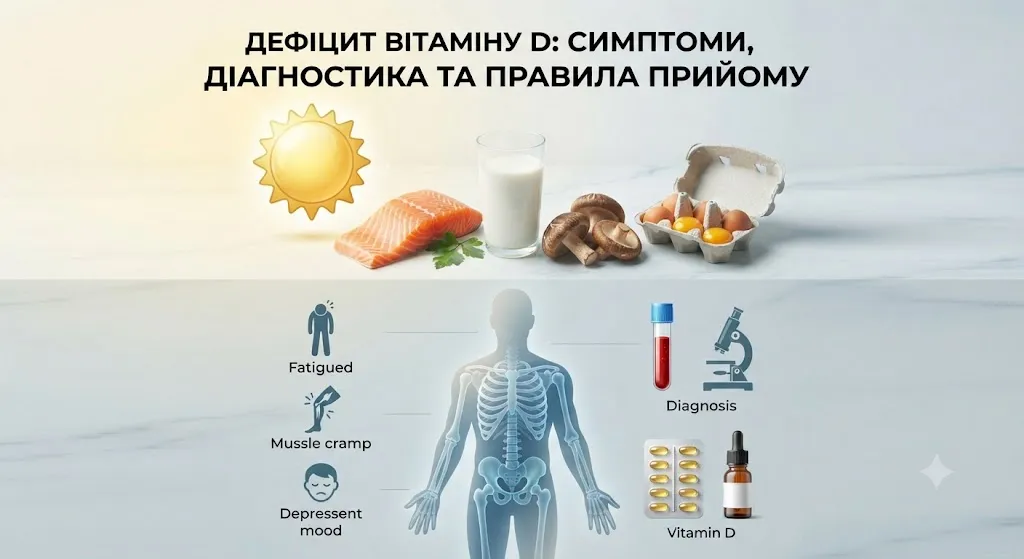 Инфографика дефицита витамина D