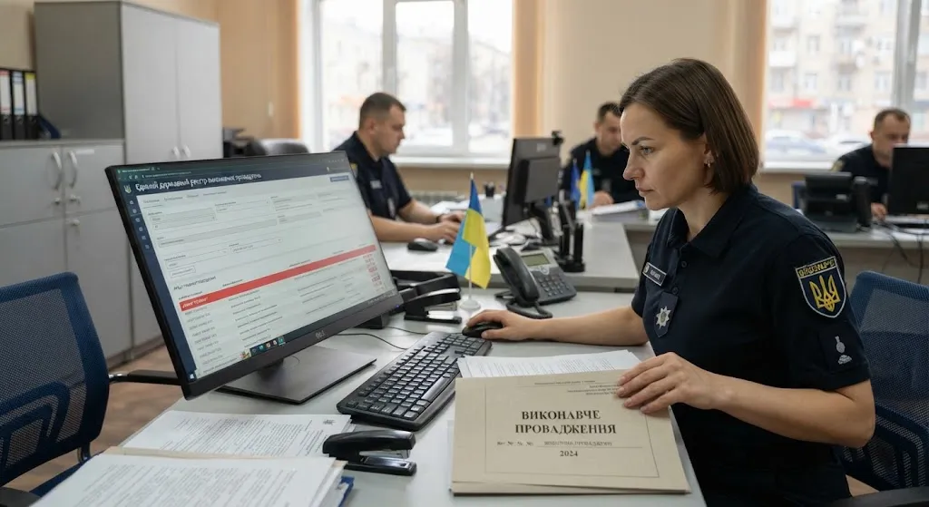 Работа с реестром исполнительных производств