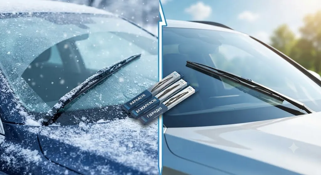 Сезонные автомобильные щетки стеклоочистителя