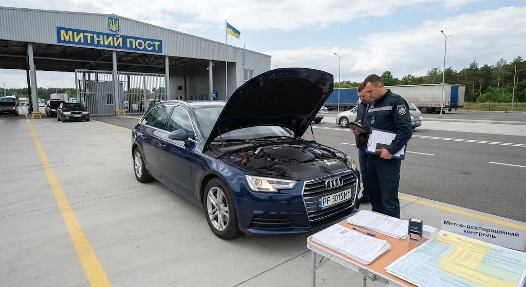 Таможенный досмотр автомобиля