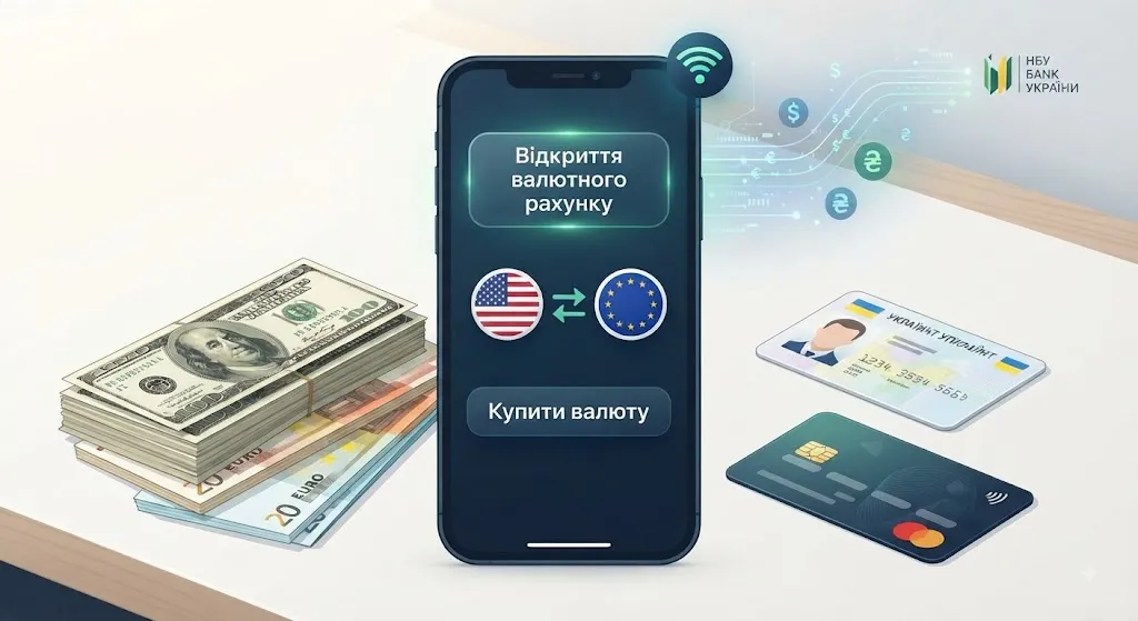 Відкриття валютного рахунку онлайн