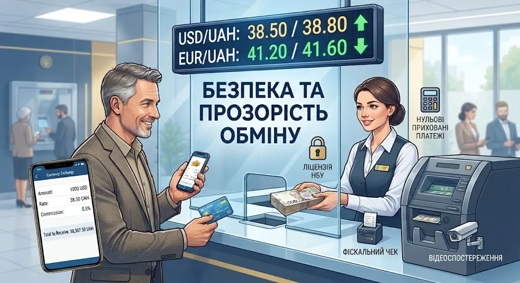 Сравнение онлайн и наличного обмена